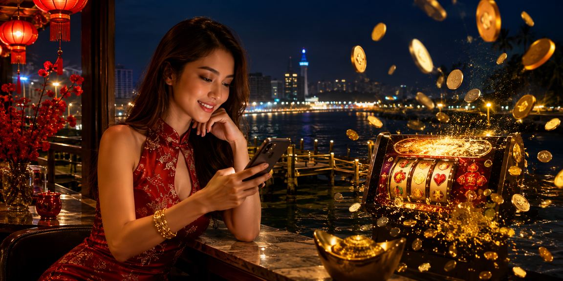 Sesi permainan slot digital di Kuantan dengan tema budaya Malaysia